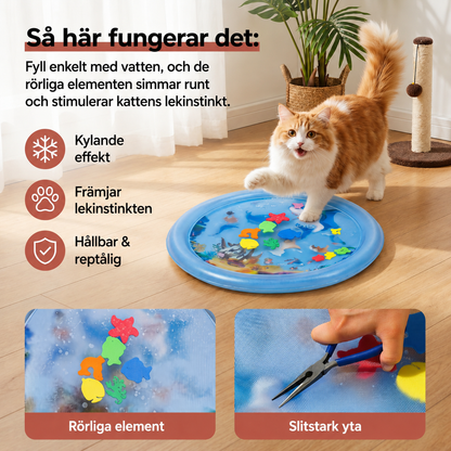Kylande vattenmatta för katter 2.0