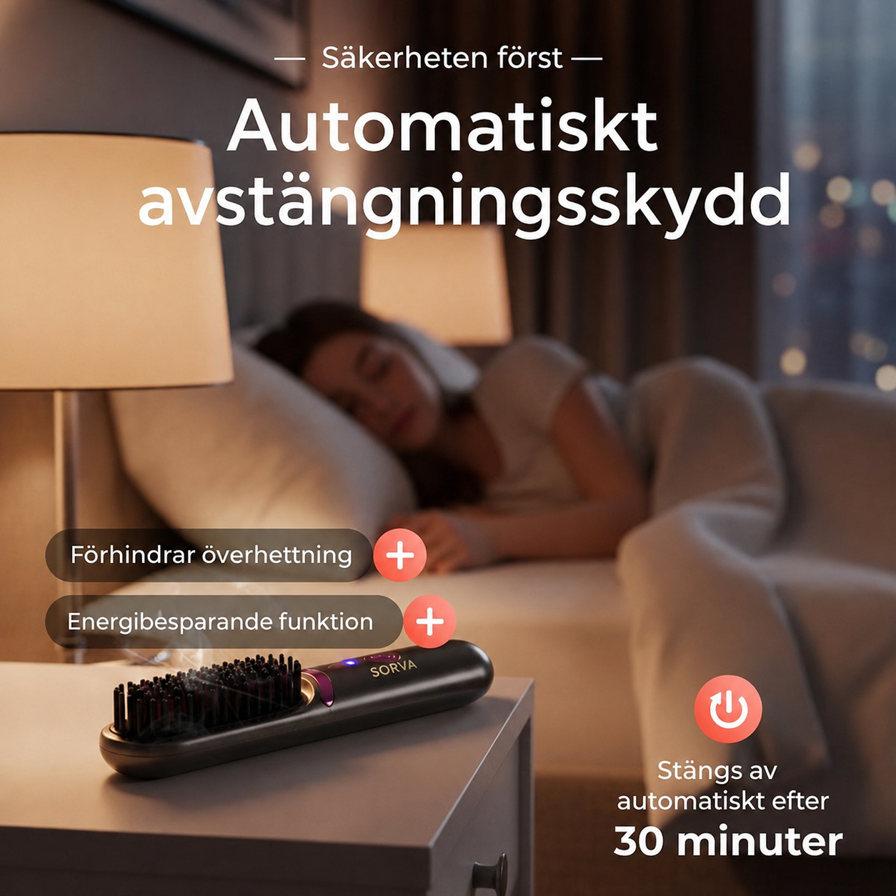 Sorva FineHeat 3™ | Sladdlös stylingborste