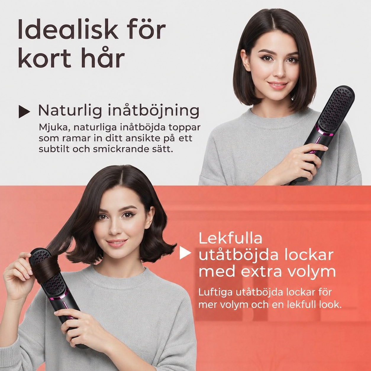 Sorva FineHeat 3™ | Sladdlös stylingborste