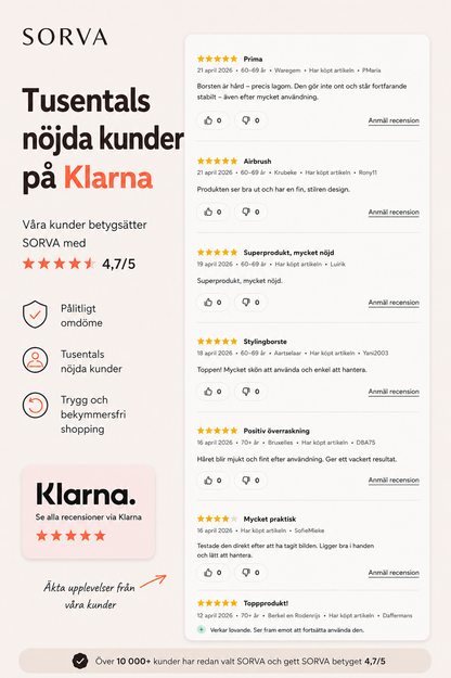 Sorva FineHeat 3™ | Sladdlös stylingborste
