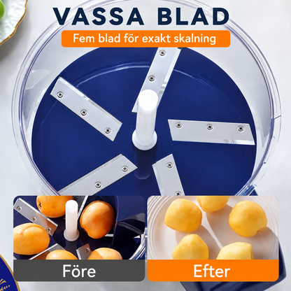 ✨ 50 % RABATT! 🍇🧄 Genomskinlig elektrisk frukt- och grönsaksskalare