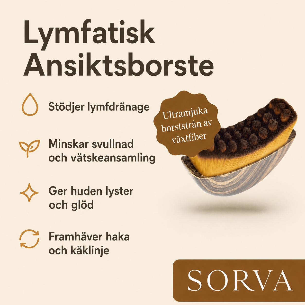 Sorva FaceGlow™ – mjuk ansiktsborste för en fräschare känsla ✨