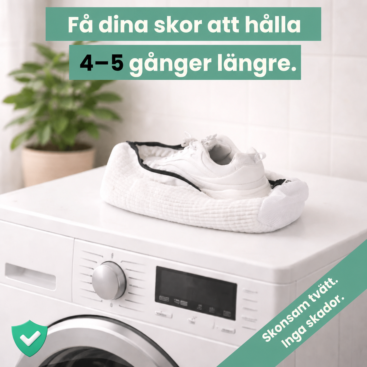 Sorva RenSko™ | Skotvättspåse för tvättmaskinen