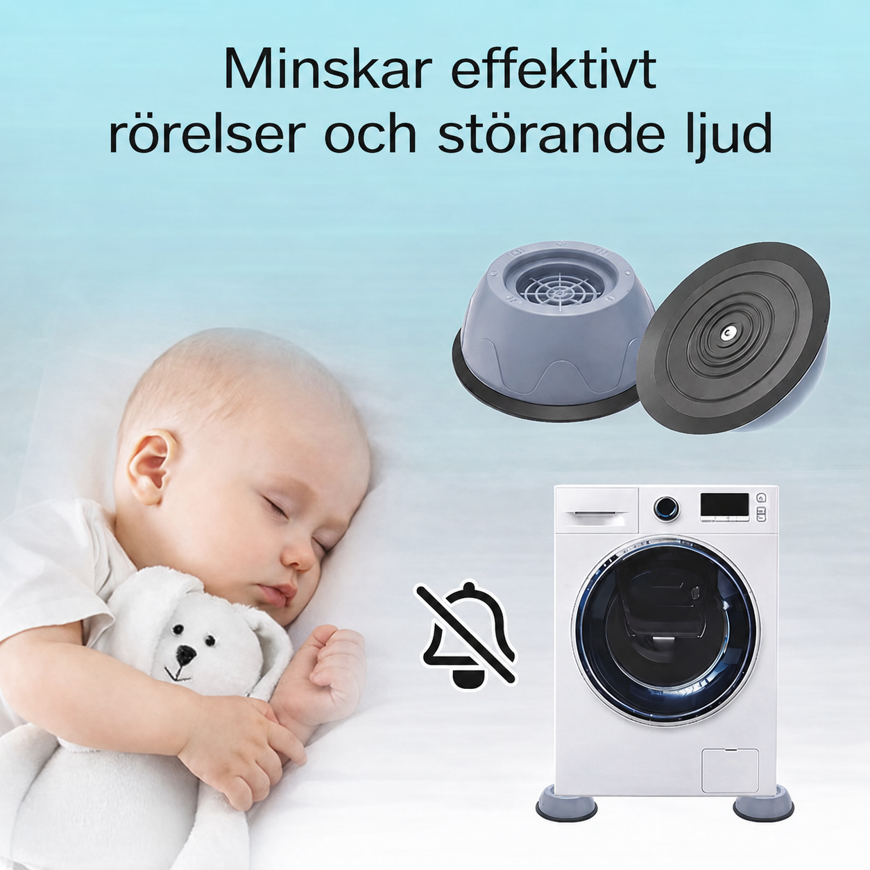 TvättRo™ | Säg hejdå till oljud och vibrationer
