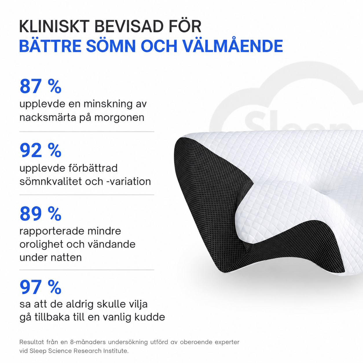 Sorva Nackkudde för bekväm sömn
