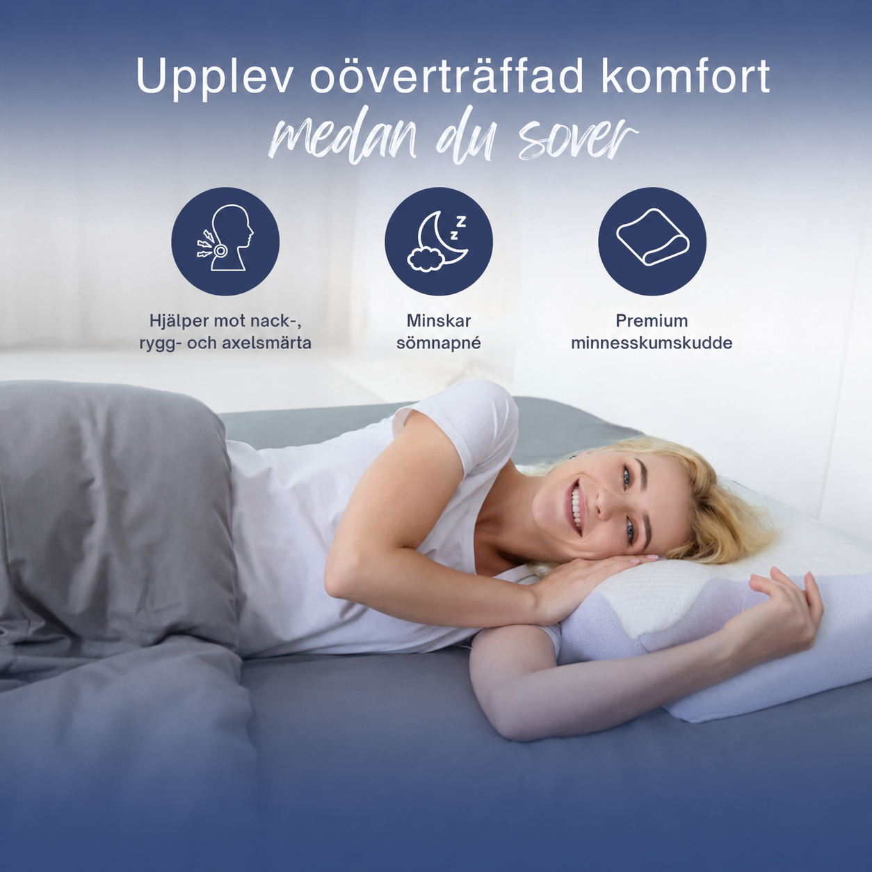 Sorva Nackkudde för bekväm sömn