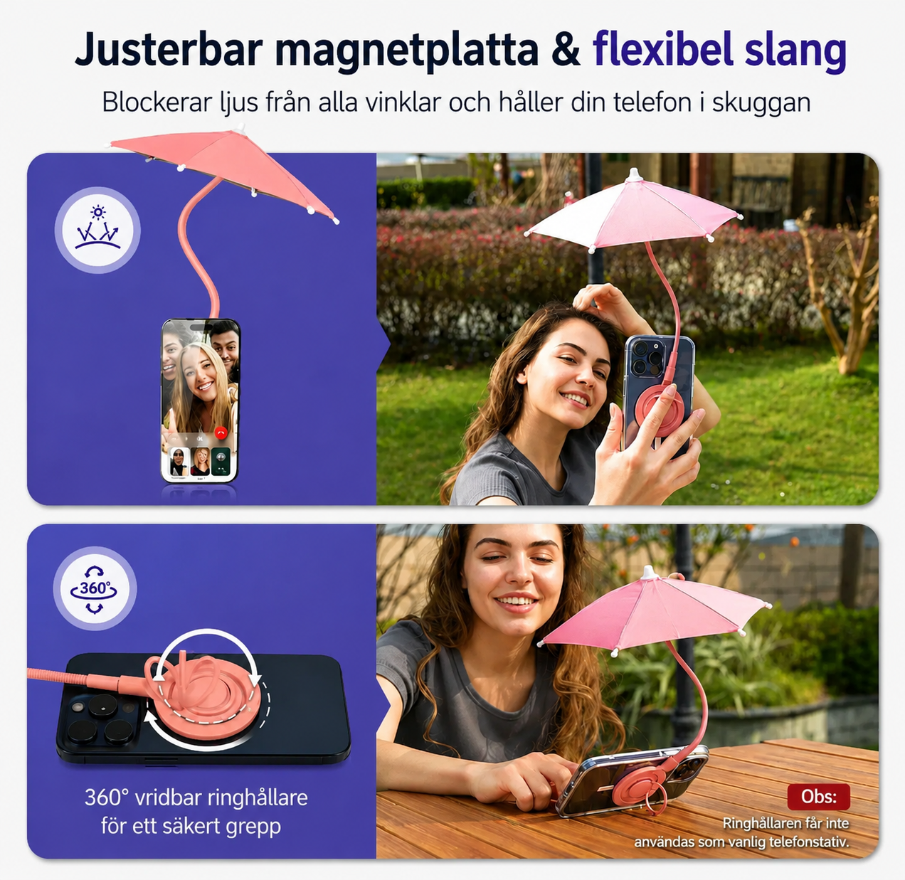 ☀️ Sorva ViewShade™ – Justerbart skärmparasoll mot blänk