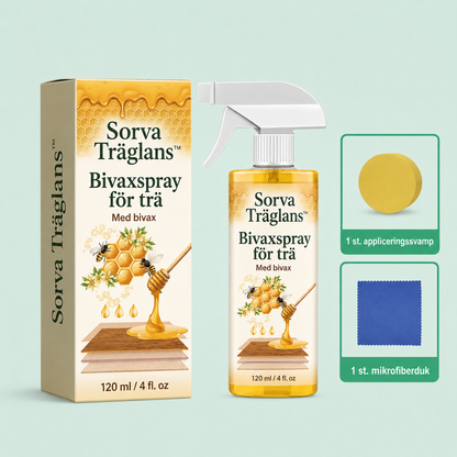 Sorva Träglans™ Bivaxspray för trä