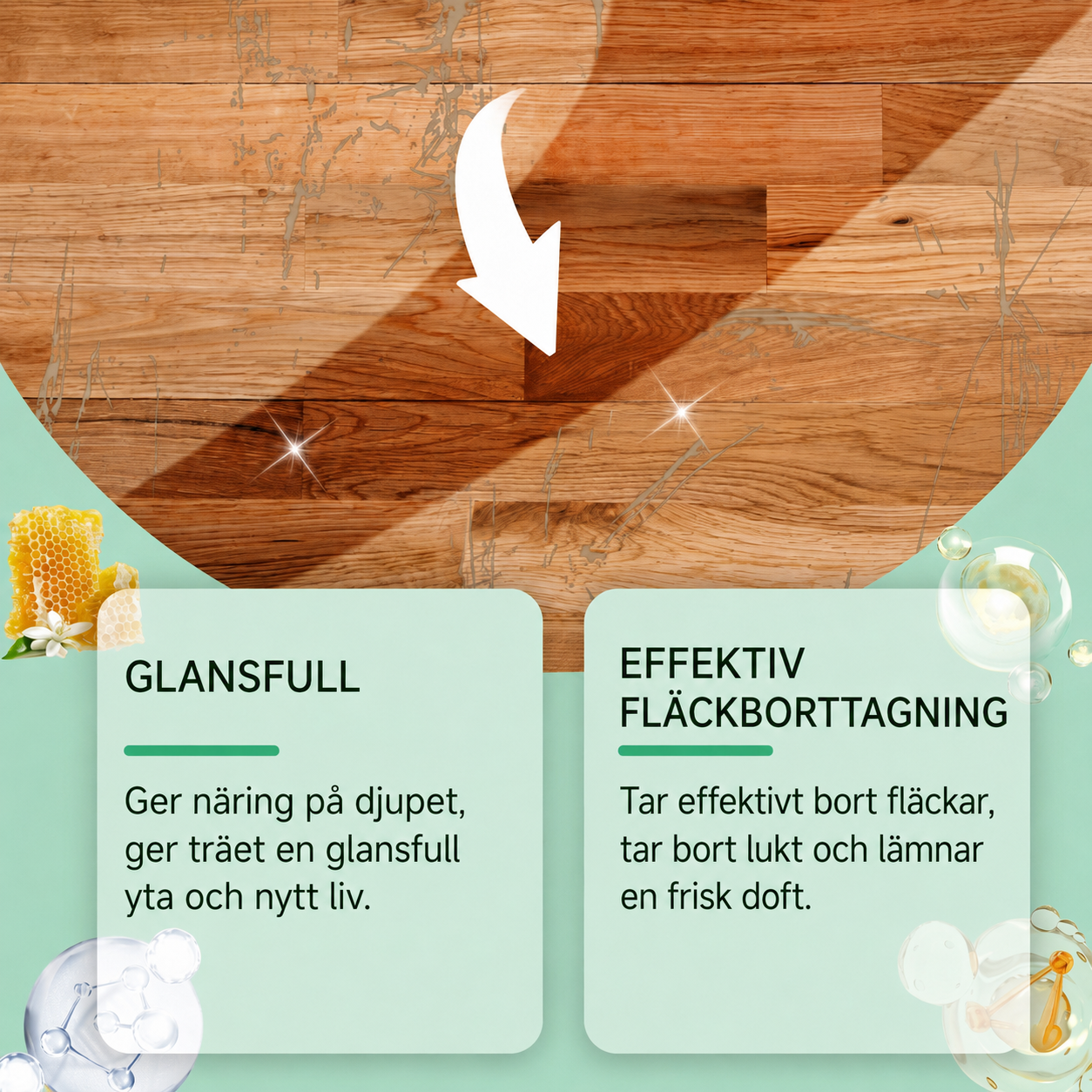 Sorva Träglans™ Bivaxspray för trä