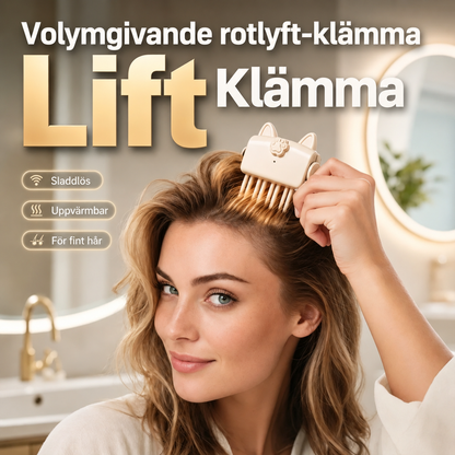 🔥 50% RABATT 🔥 Över 50 000 sålda! 🪮 Volymklämma för hårrötterna – omedelbar volym utan värme, inga märken, lätt & bekväm 💁‍♀️