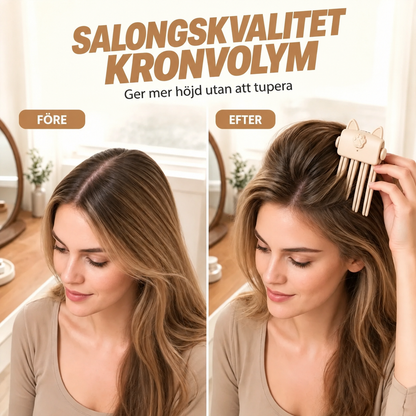 🔥 50% RABATT 🔥 Över 50 000 sålda! 🪮 Volymklämma för hårrötterna – omedelbar volym utan värme, inga märken, lätt & bekväm 💁‍♀️