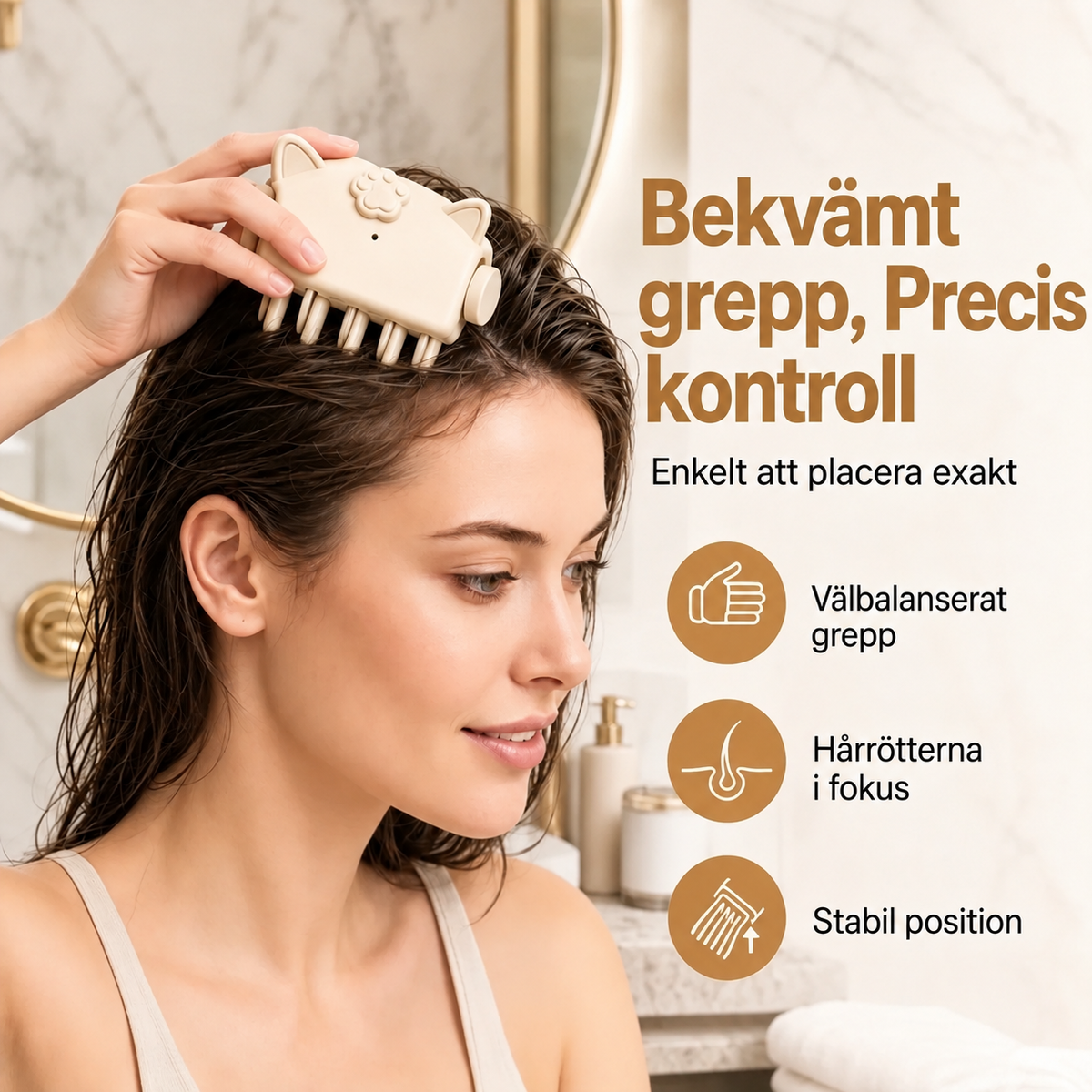 🔥 50% RABATT 🔥 Över 50 000 sålda! 🪮 Volymklämma för hårrötterna – omedelbar volym utan värme, inga märken, lätt & bekväm 💁‍♀️