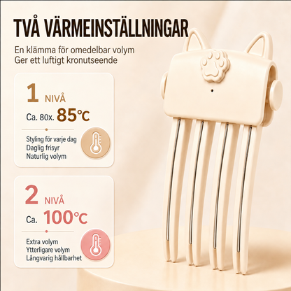 🔥 50% RABATT 🔥 Över 50 000 sålda! 🪮 Volymklämma för hårrötterna – omedelbar volym utan värme, inga märken, lätt & bekväm 💁‍♀️