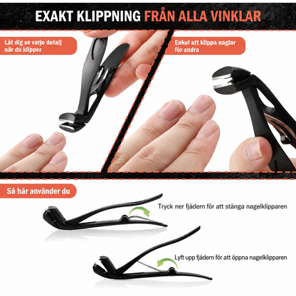 ✂️ NagelPro™ – Enkel & exakt klippning av tjocka tånaglar 👣
