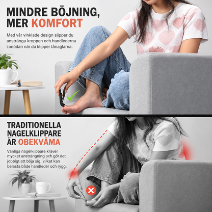 ✂️ NagelPro™ – Enkel & exakt klippning av tjocka tånaglar 👣