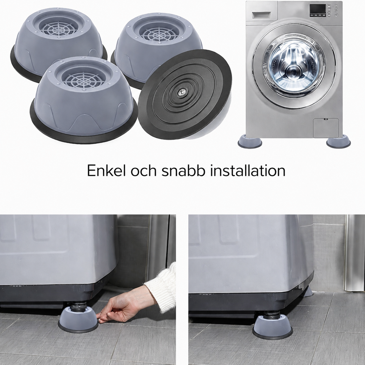 TvättRo™ | Säg hejdå till oljud och vibrationer