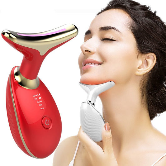 ✨ EMS GlowLift™ – Rödljusbehandling för ansikte & hals 💆‍♀️ | 🔥 50% RABATT