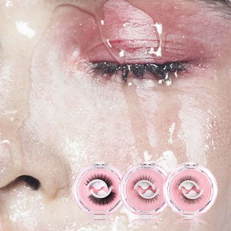 ✨ Självhäftande lösögonfransar – vattentäta & återanvändbara 💧