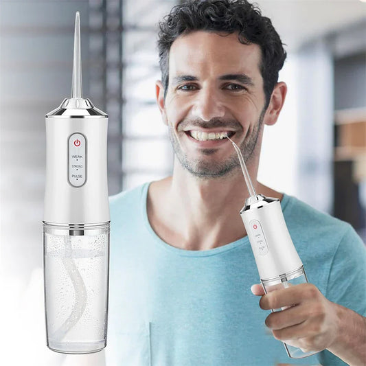 💧 WaterFlosser™ – Bärbar munsköljare för renare tänder